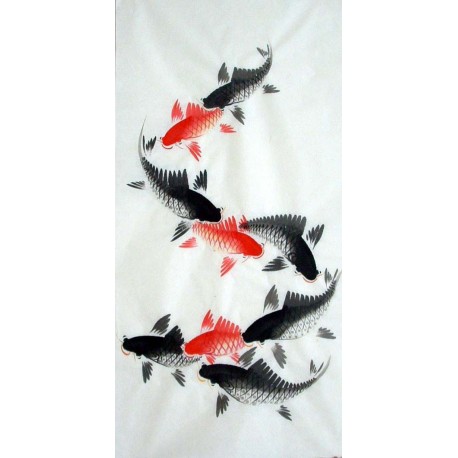 Chinese Fish Painting - CNAG010856