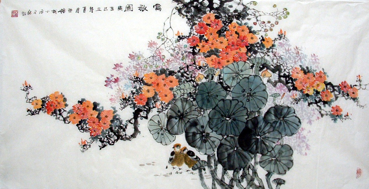 Chinese Flowers&Trees Painting - CNAG010893