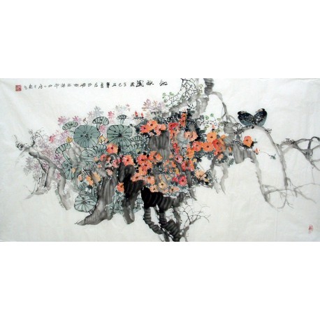 Chinese Flowers&Trees Painting - CNAG010894