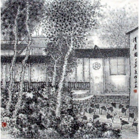 Chinese Landscape Painting - CNAG010895