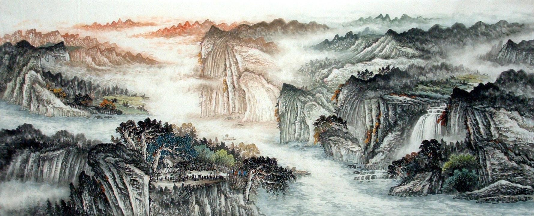 Chinese Landscape Painting - CNAG010907