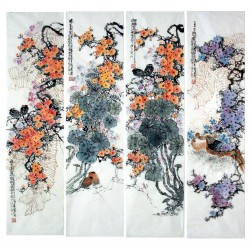 Chinese Flowers&Trees Painting - CNAG010908