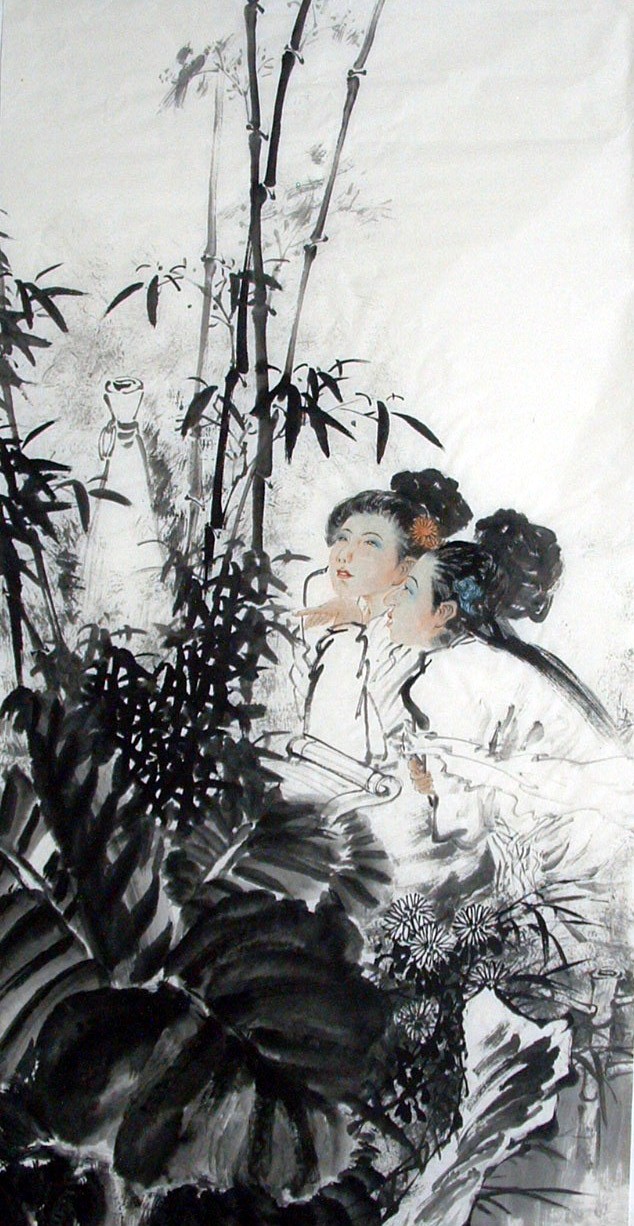 Chinese Figure Painting - CNAG010917