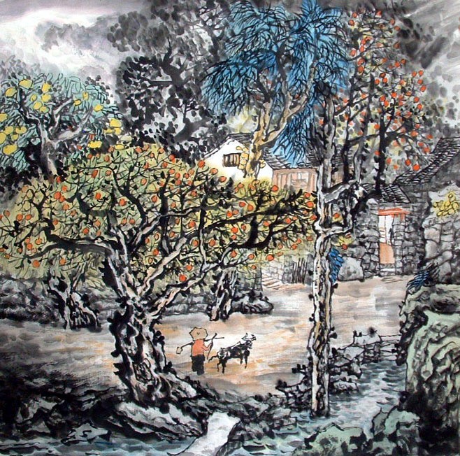 Chinese Landscape Painting - CNAG010922