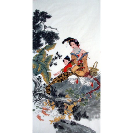 Chinese Figure Painting - CNAG010932