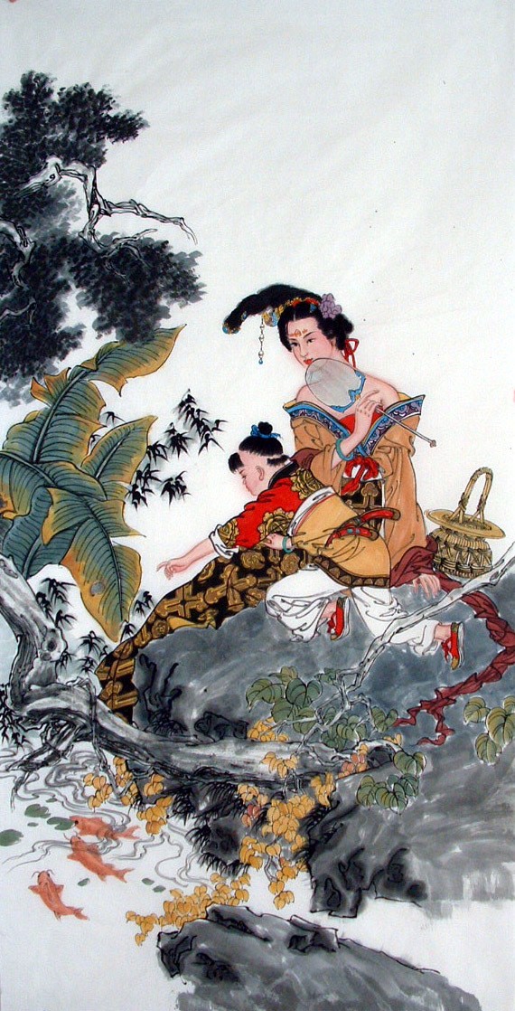 Chinese Figure Painting - CNAG010932