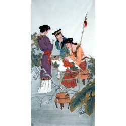 Chinese Figure Painting - CNAG010933