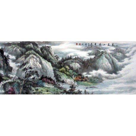 Chinese Landscape Painting - CNAG010934