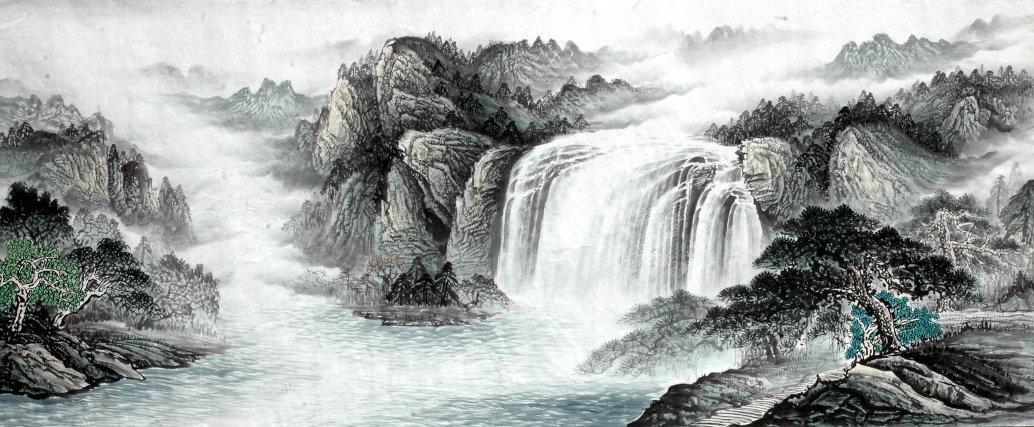 Chinese Landscape Painting - CNAG010935