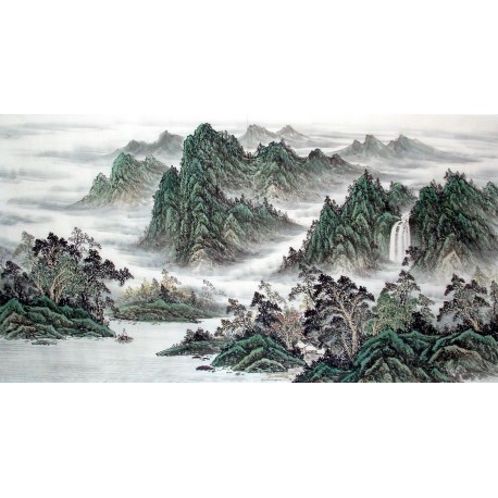 Chinese Landscape Painting - CNAG010937