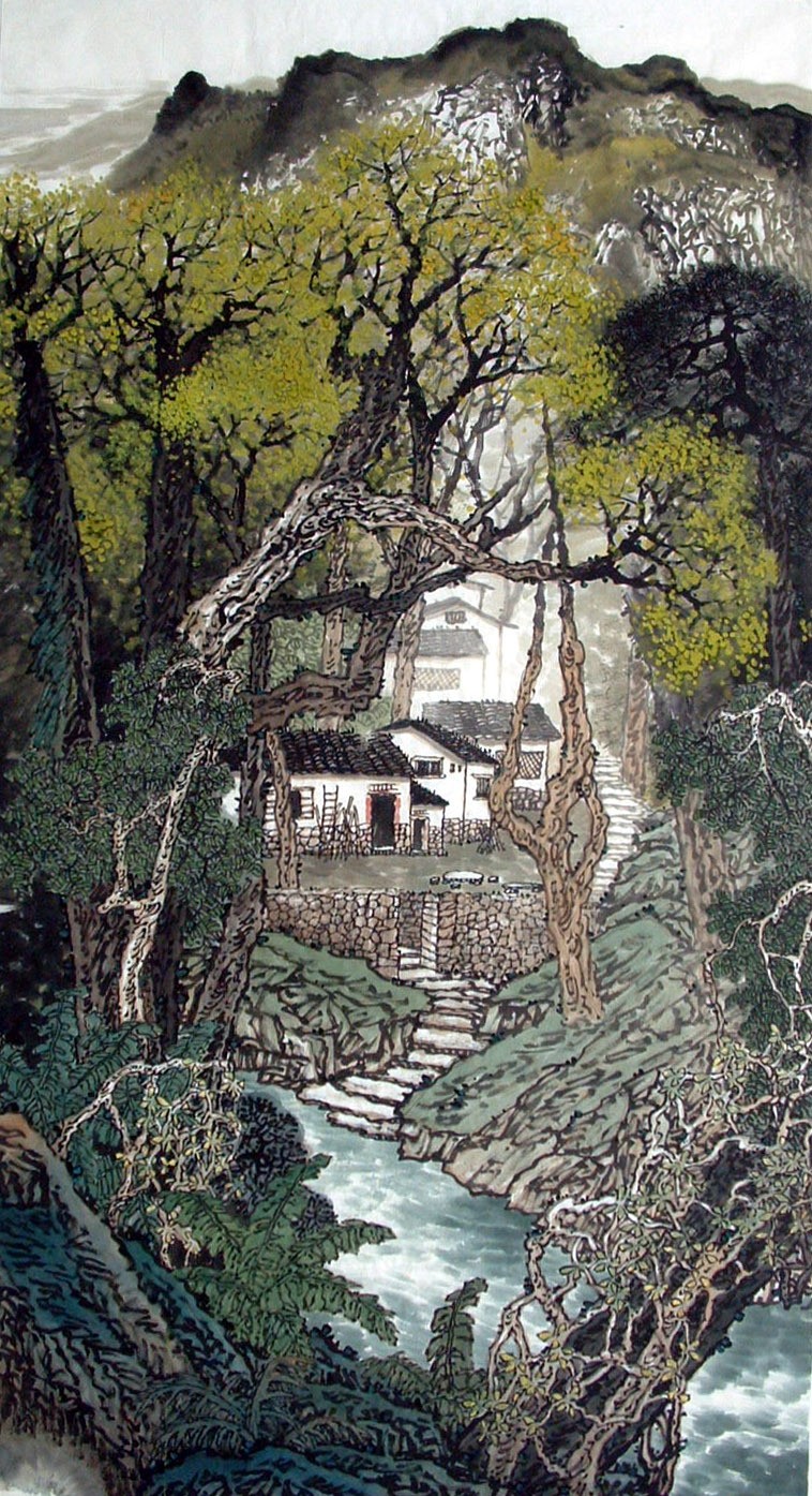 Chinese Landscape Painting - CNAG010938