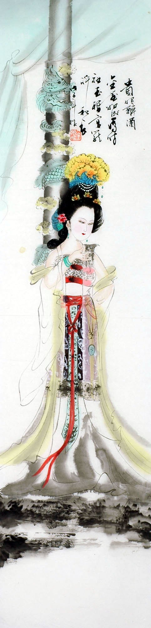 Chinese Beautiful Ladies Painting - CNAG010939