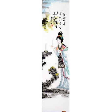 Chinese Beautiful Ladies Painting - CNAG010957