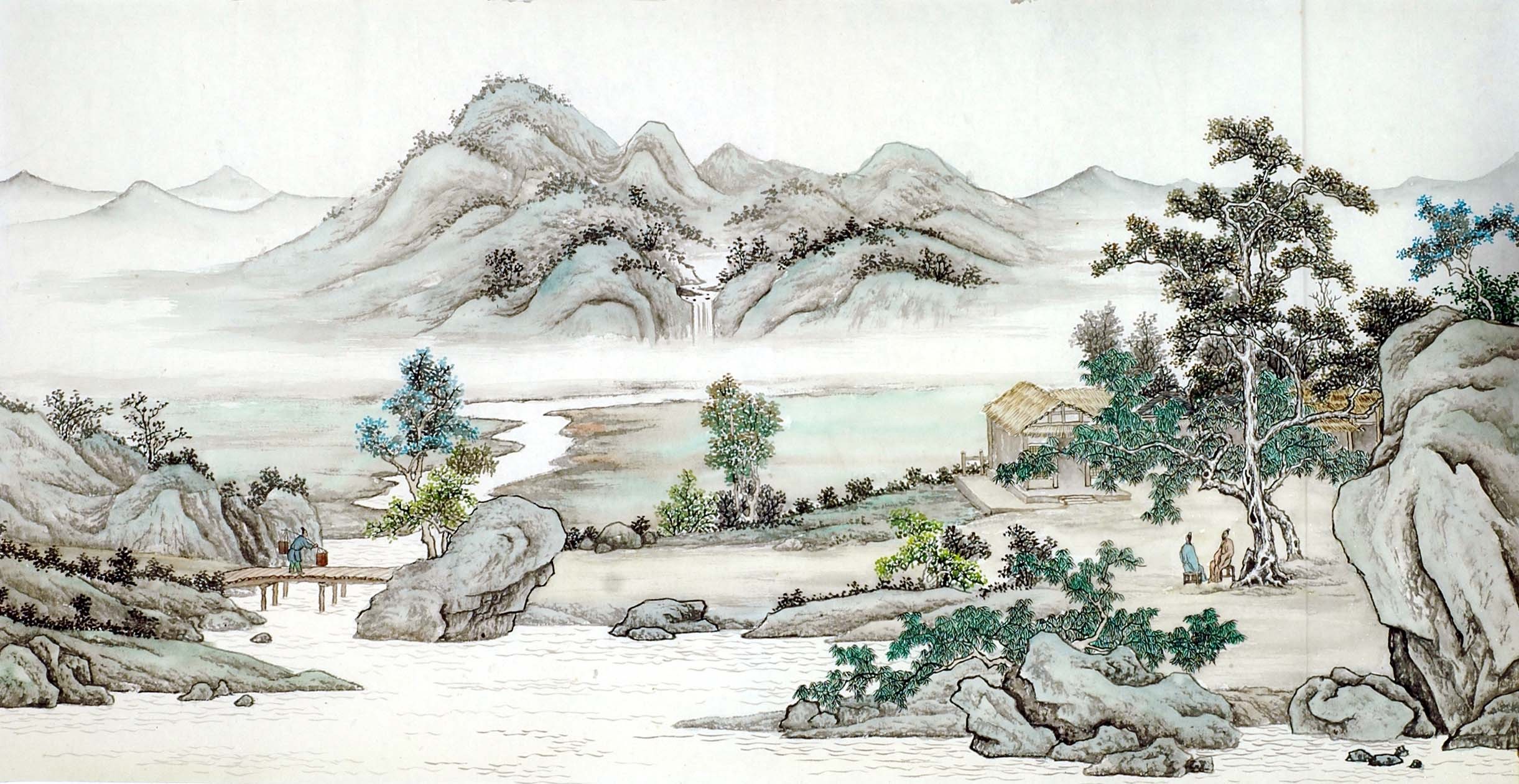 Chinese Landscape Painting - CNAG011055