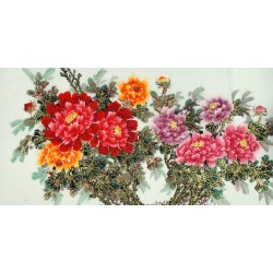 Chinese Peony Painting - CNAG011086