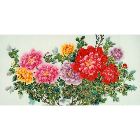 Chinese Peony Painting - CNAG011091