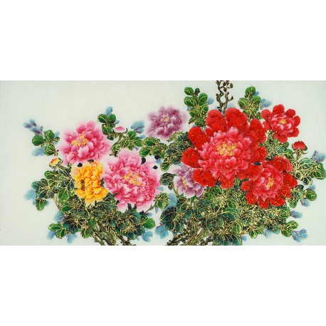 Chinese Peony Painting - CNAG011095