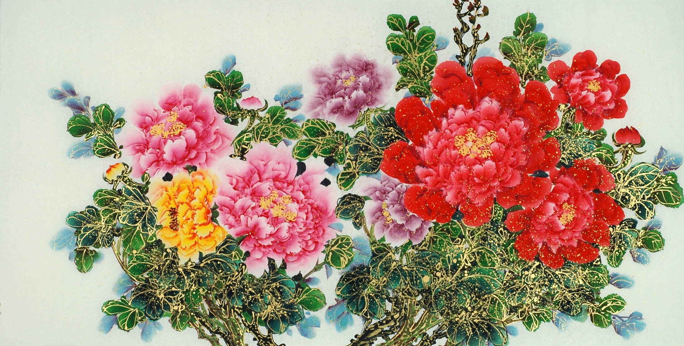 Chinese Peony Painting - CNAG011095