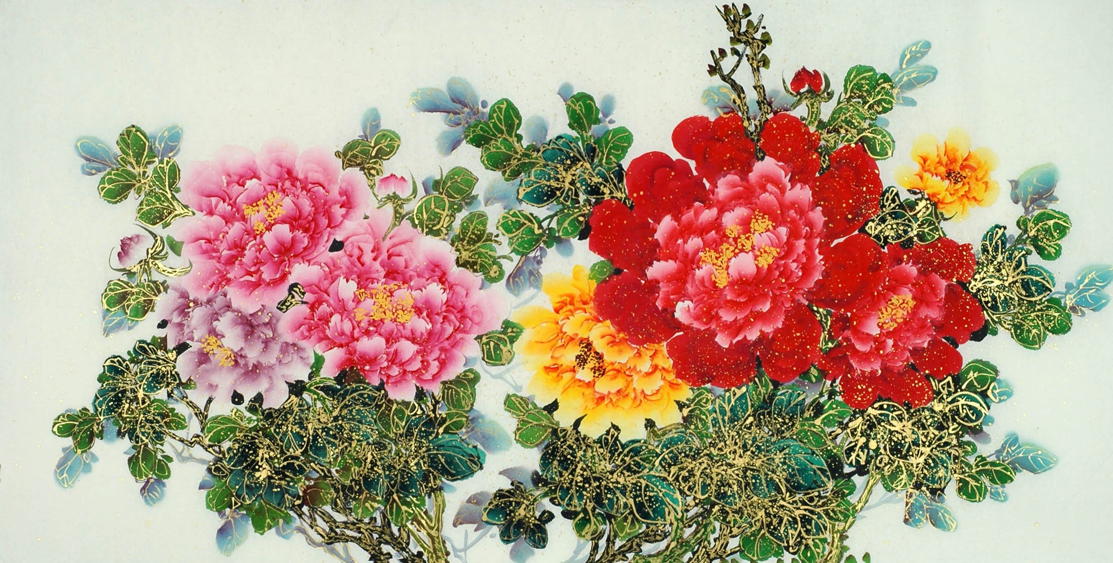 Chinese Peony Painting - CNAG011097