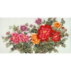 Chinese Peony Painting - CNAG011100