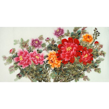 Chinese Peony Painting - CNAG011100