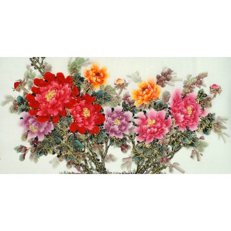 Chinese Peony Painting - CNAG011102