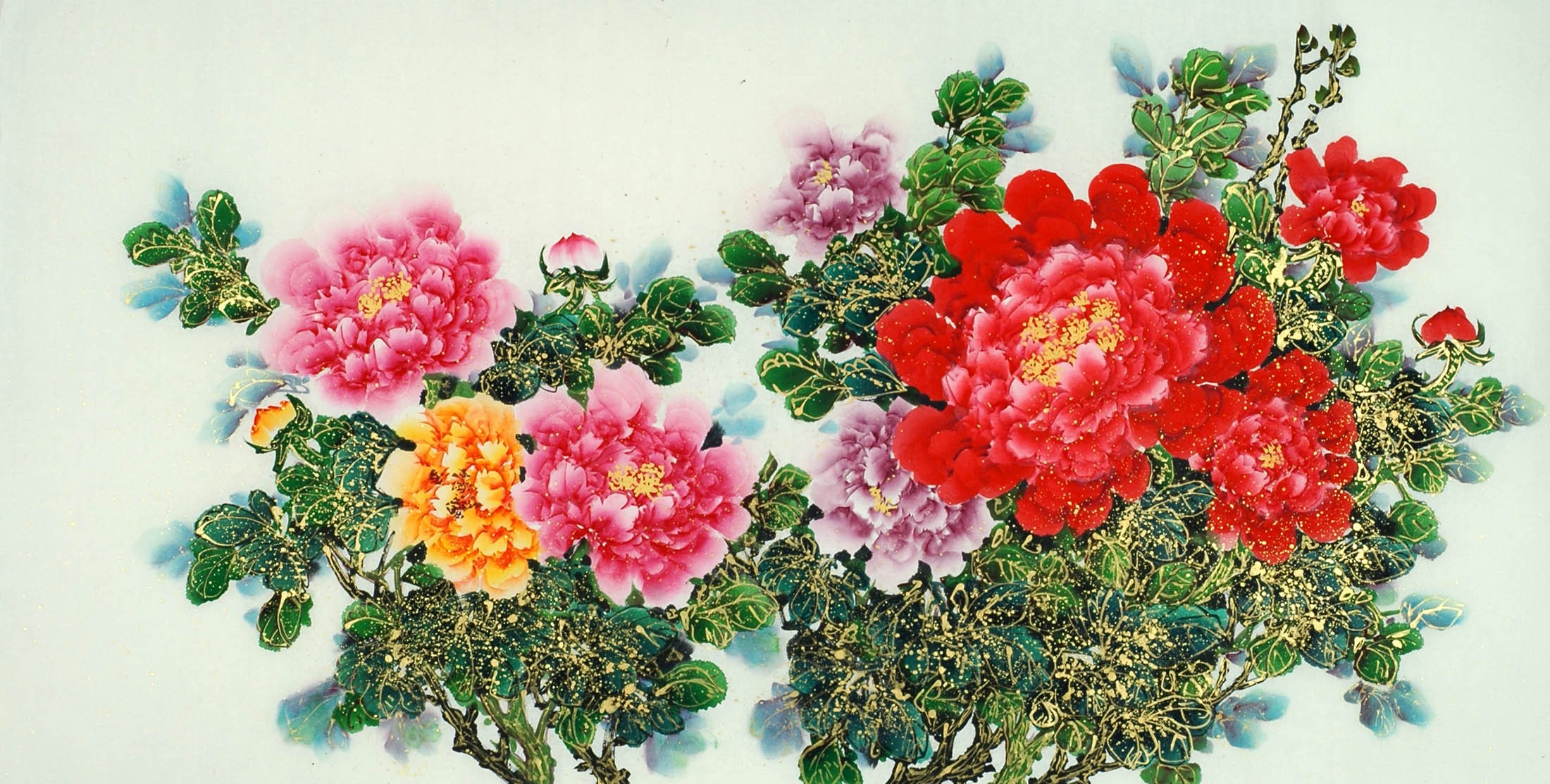 Chinese Peony Painting - CNAG011108