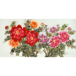 Chinese Peony Painting - CNAG011110