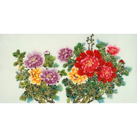 Chinese Peony Painting - CNAG011111