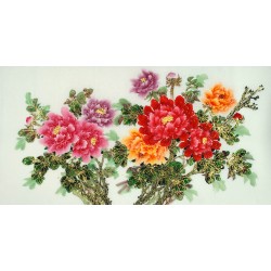 Chinese Peony Painting - CNAG011112