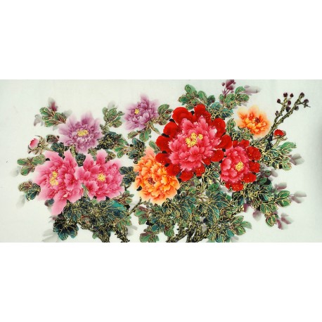 Chinese Peony Painting - CNAG011113