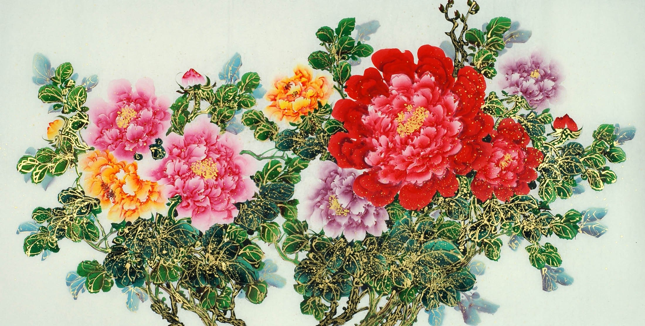 Chinese Peony Painting - CNAG011117