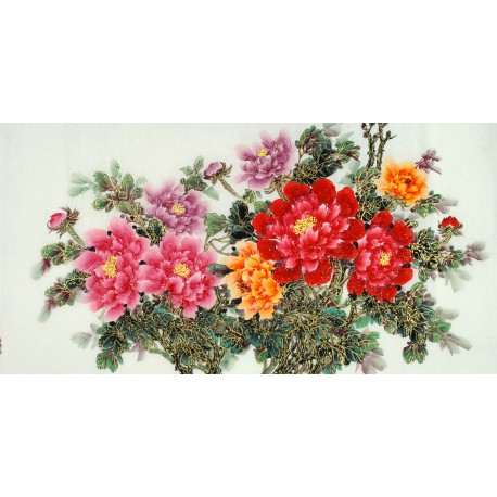 Chinese Peony Painting - CNAG011119