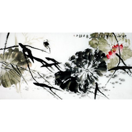 Chinese Lotus Painting - CNAG011130
