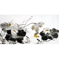 Chinese Lotus Painting - CNAG011139