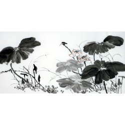 Chinese Lotus Painting - CNAG011140