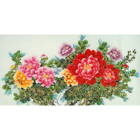 Chinese Peony Painting - CNAG011151