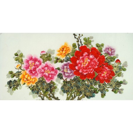 Chinese Peony Painting - CNAG011152