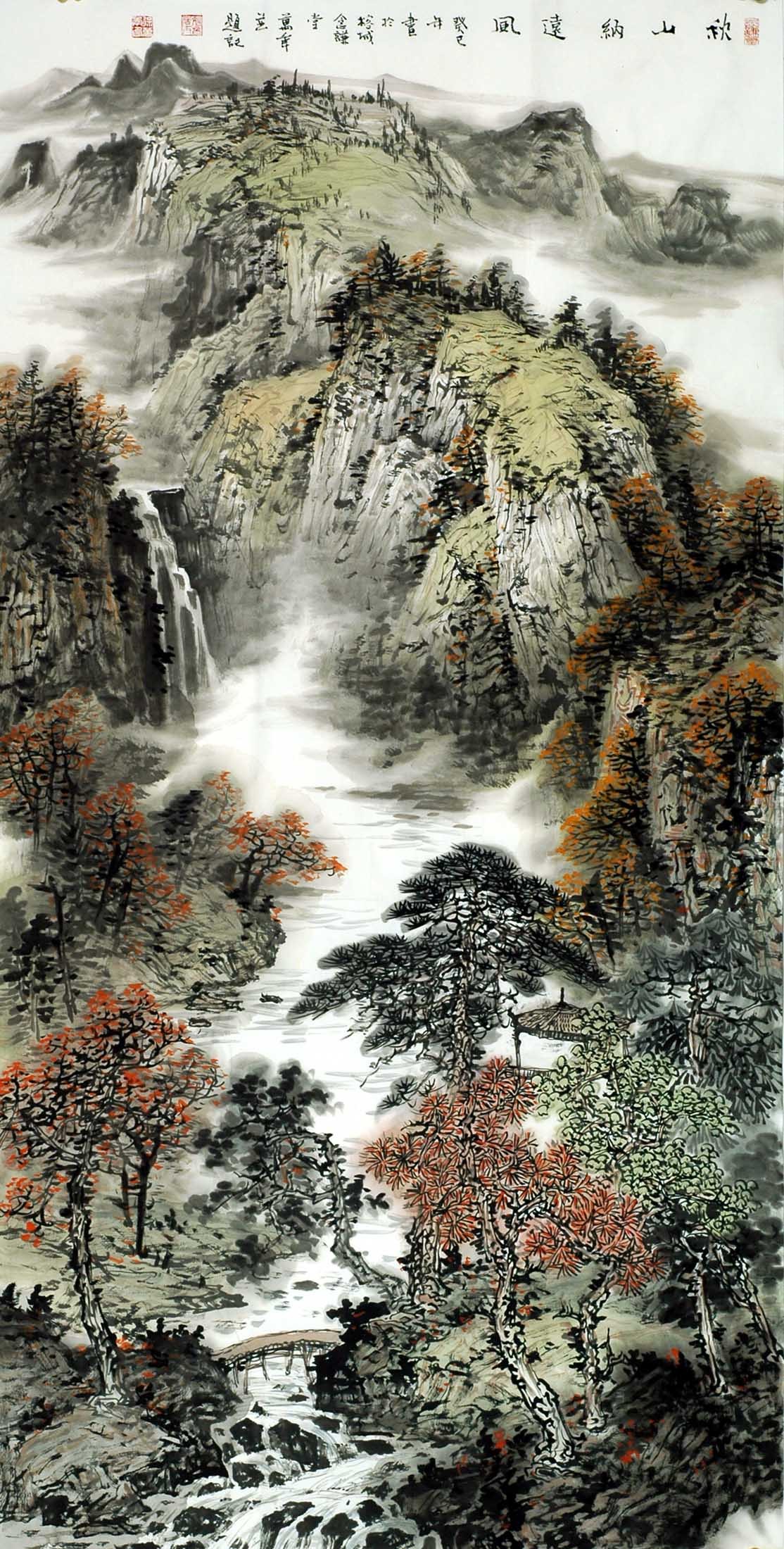 Chinese Landscape Painting - CNAG011163