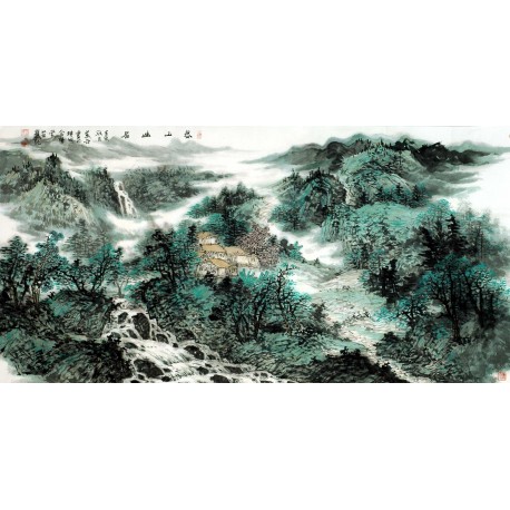 Chinese Landscape Painting - CNAG011165