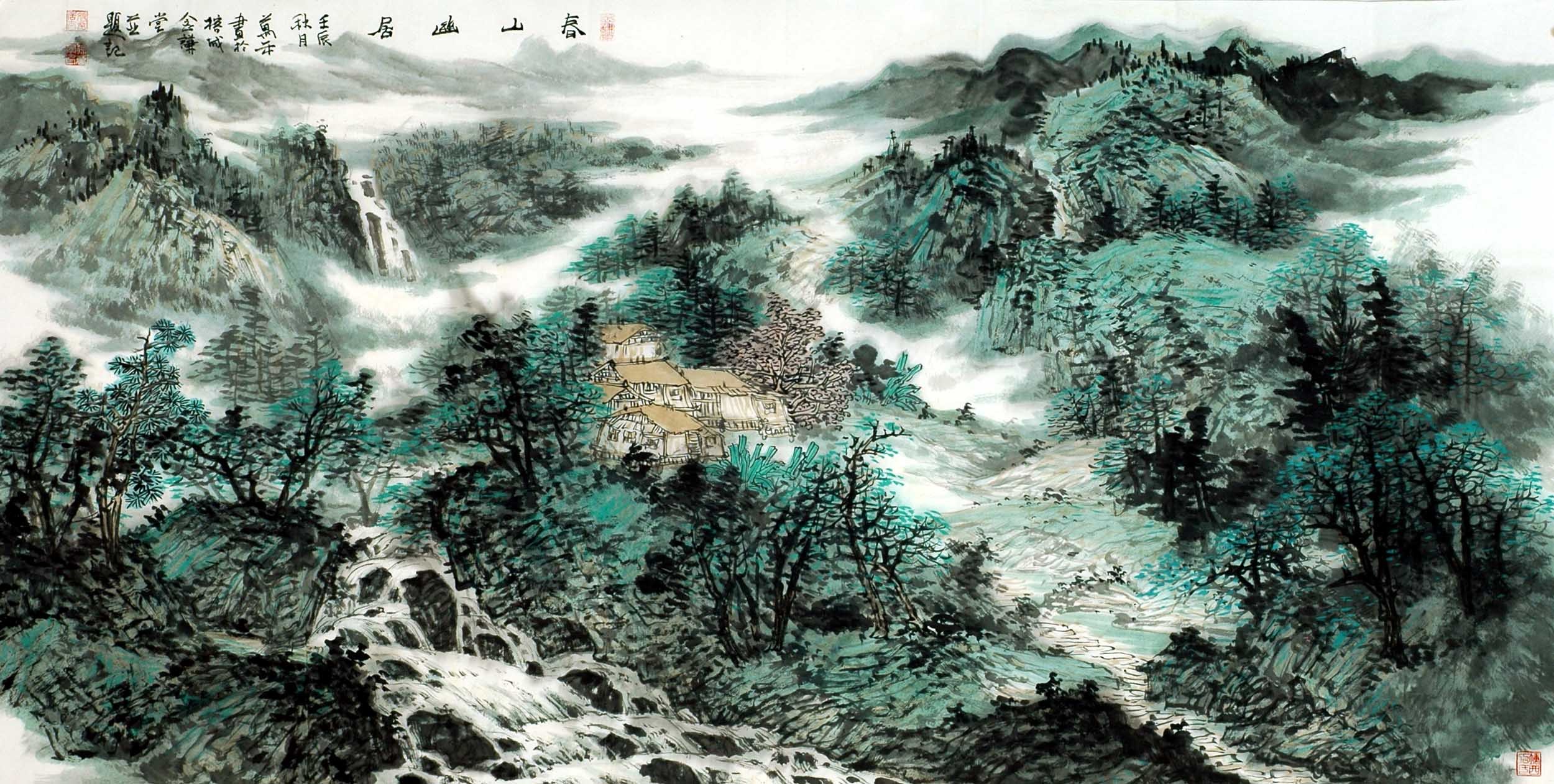 Chinese Landscape Painting - CNAG011165