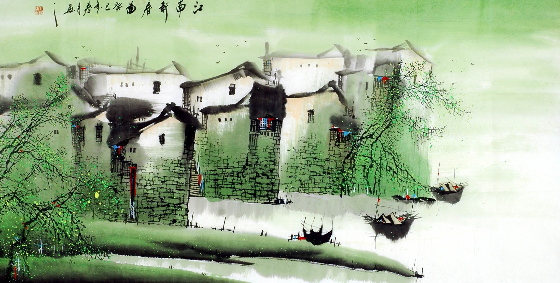 Chinese Landscape Painting - CNAG011166