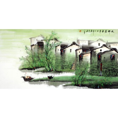 Chinese Landscape Painting - CNAG011167