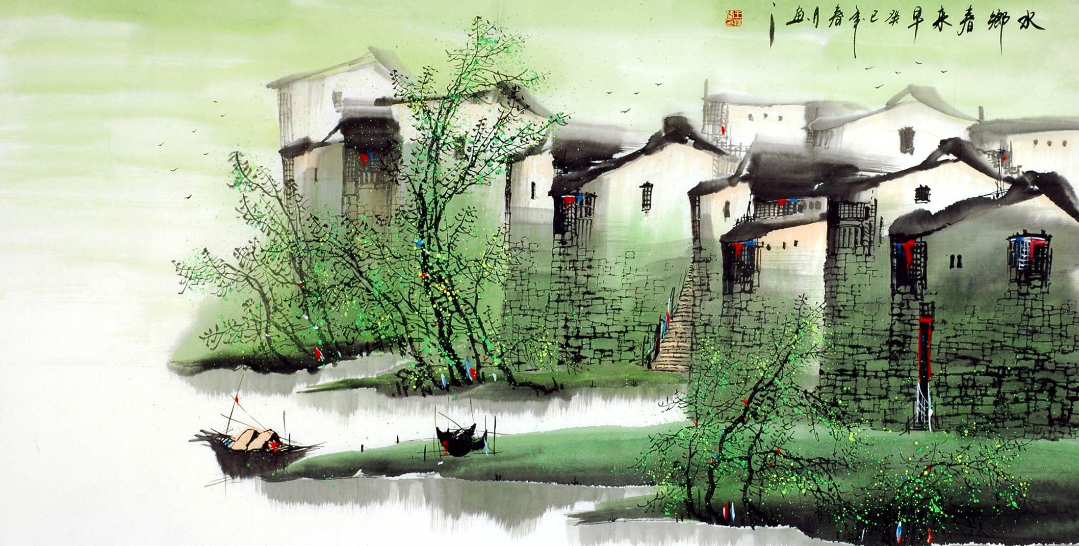 Chinese Landscape Painting - CNAG011167
