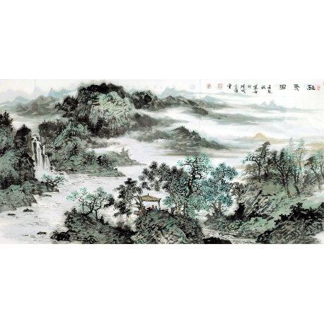 Chinese Landscape Painting - CNAG011169