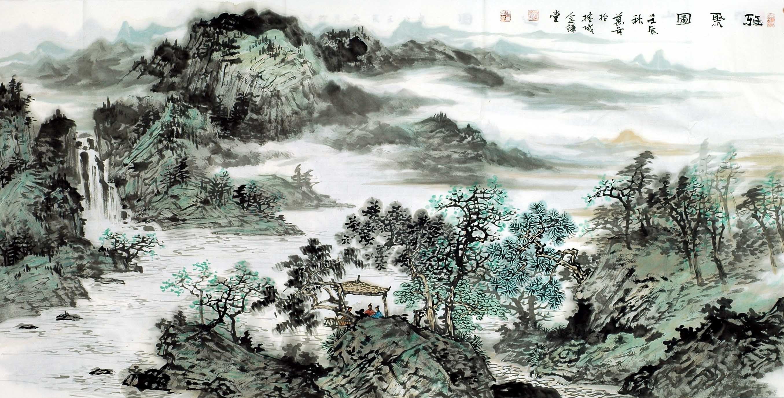 Chinese Landscape Painting - CNAG011169