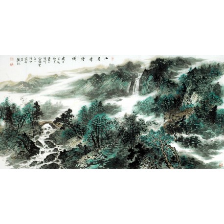 Chinese Landscape Painting - CNAG011171