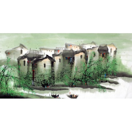 Chinese Landscape Painting - CNAG011174