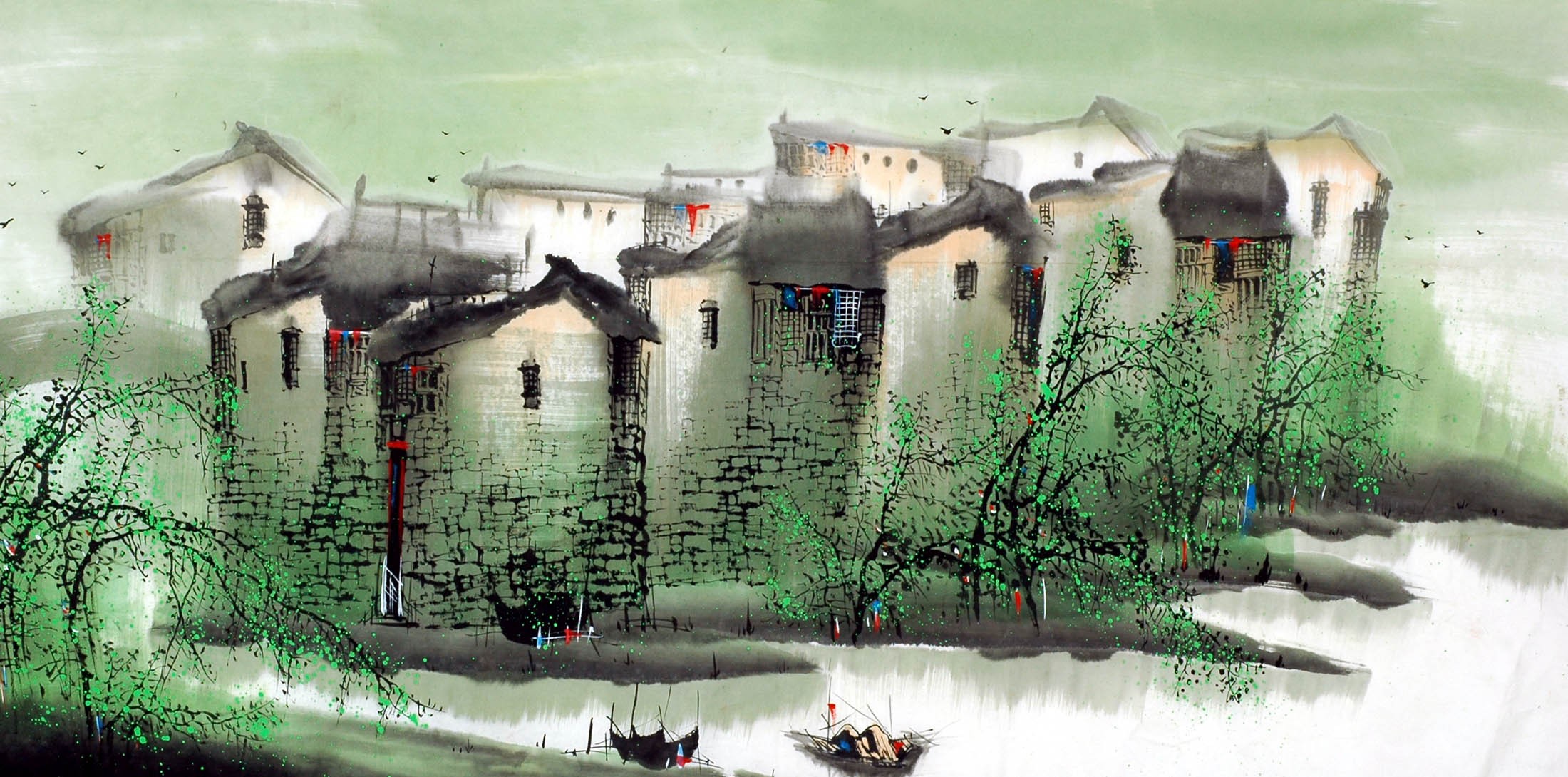 Chinese Landscape Painting - CNAG011174