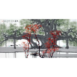 Chinese Aquarene Painting - CNAG011182